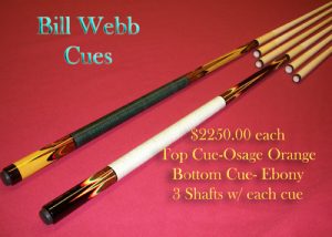 Bill Webb Butterfly Cuesedit