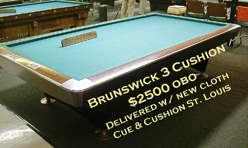 Brunswick 50s style Carom table
